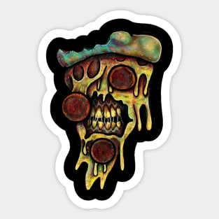 Zombie Pizza Sticker